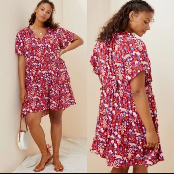 ANTHROPOLOGIE Robin Tiered Mini Dress - Picture 4 of 7